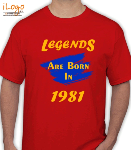 Legends are Born in 1981 Legends-are-born-in- T-Shirt