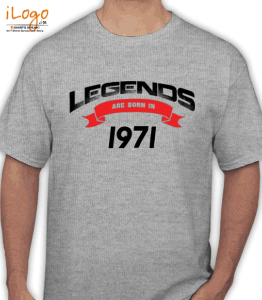 Legends are Born in 1971 Legends-are-born-in-%C T-Shirt