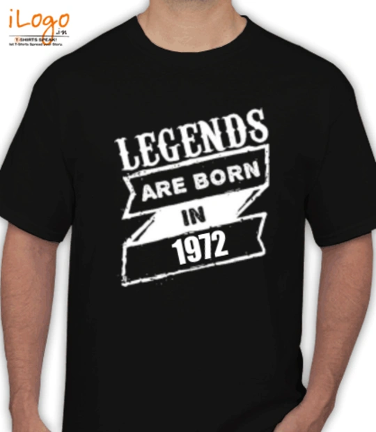 Legends are Born in 1972 T-Shirts