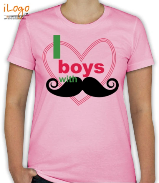 Punjabi i-love-boy-with-muctache T-Shirt