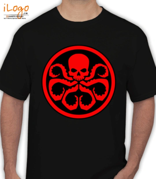 Shirt Red-Skull T-Shirt