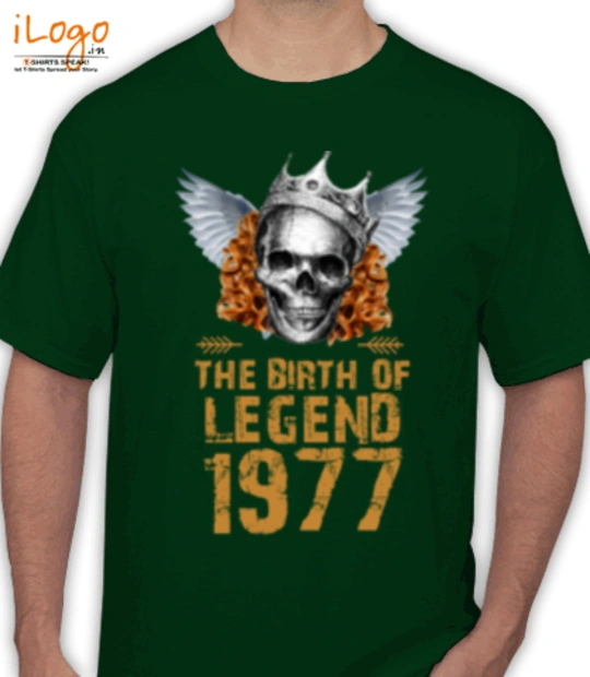 Legends are Born in 1977 LEGENDS-BORN-IN- T-Shirt