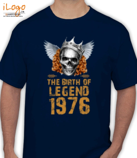 Legends are Born in 1976 LEGENDS-BORN-IN-. T-Shirt