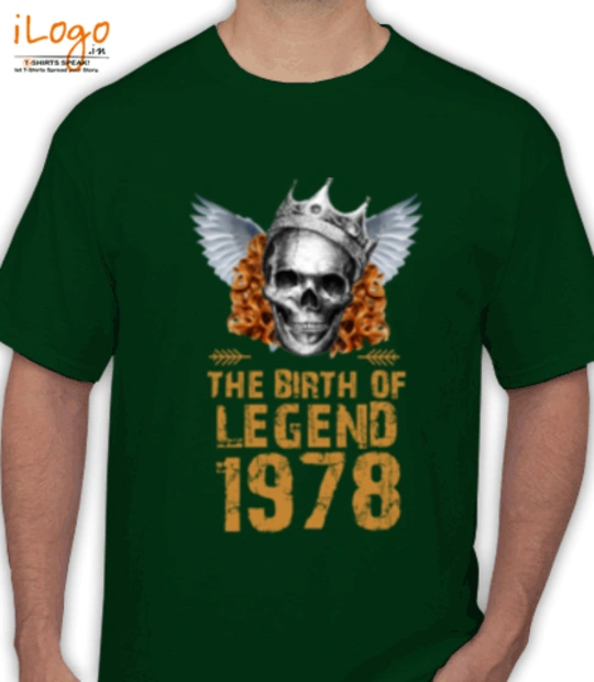Legends are Born in 1978 LEGENDS-BORN-IN- T-Shirt