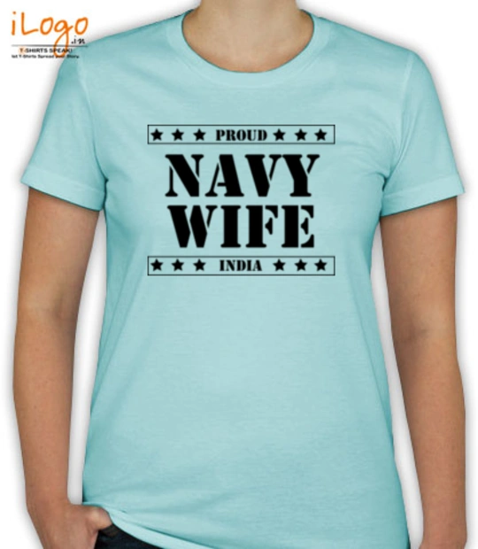 Navy Wife PROUD-NAVY-WIFE T-Shirt