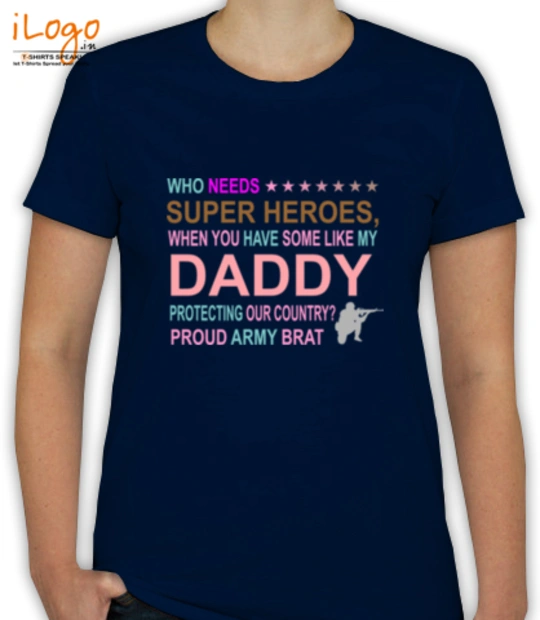 Army wife3 Army-Daddy T-Shirt
