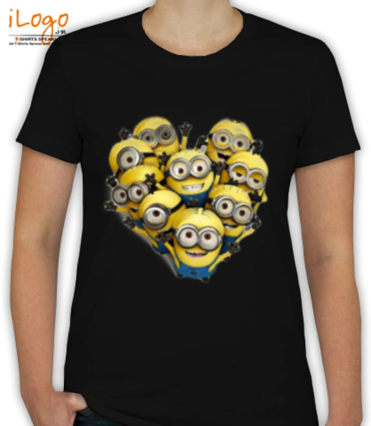 Shm minions-heart- T-Shirt