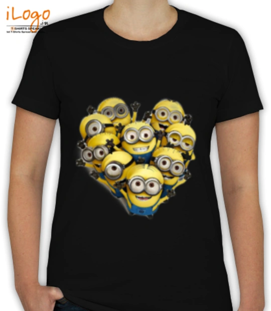 Shm minions-heart- T-Shirt