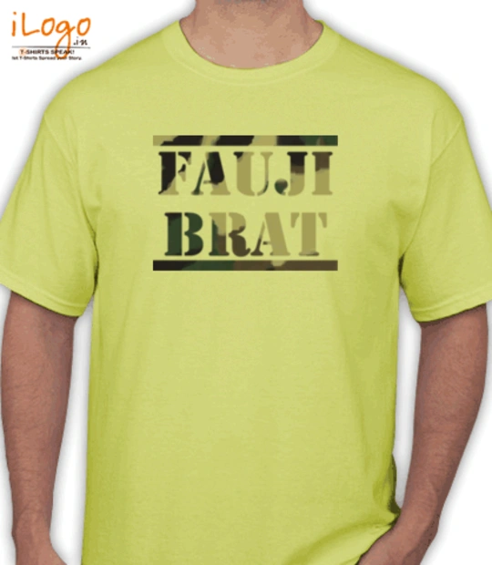 Army Brat FAUJI-BRAT-IN-TEXTURE T-Shirt
