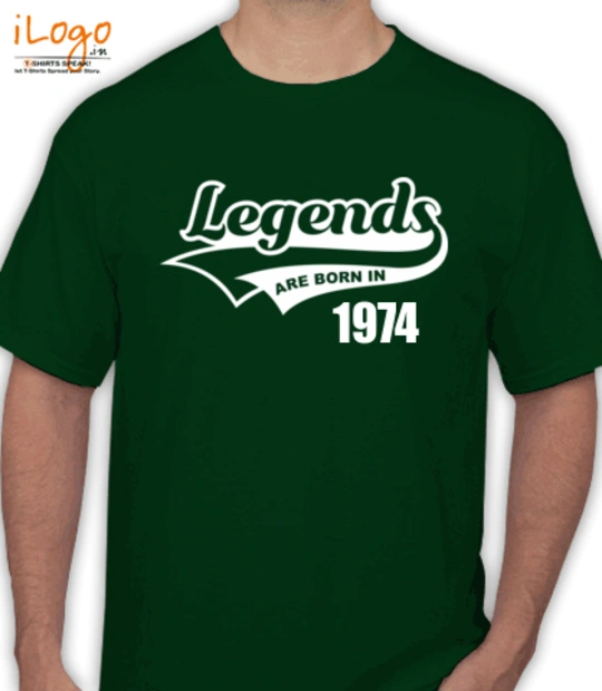 Legends are Born in 1974 T-Shirts