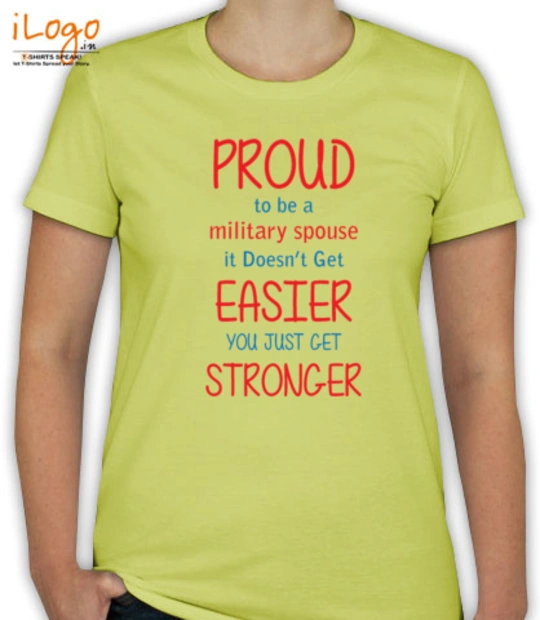 military-wife-slogan - T-Shirt [F]