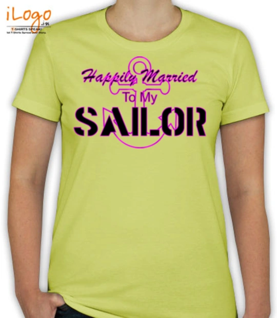 Navy Wife happily-married-to-my-sailor T-Shirt