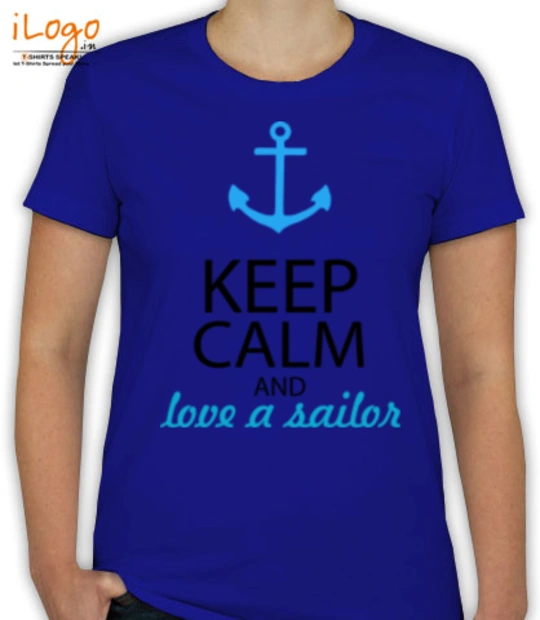Navy Wife keep-calm-n-love-a-sailor T-Shirt