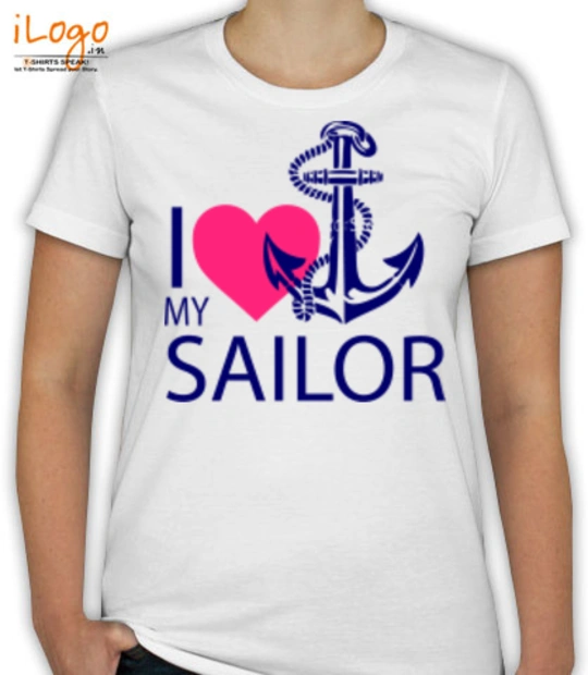 Navy Wife love-my-anchor-sailor T-Shirt