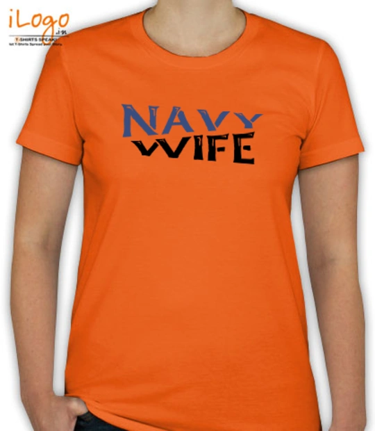 Navy Wife navy-wife-in-blue T-Shirt