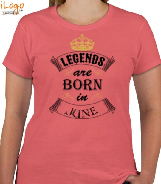 legend-born-in-jun - T-Shirt [F]