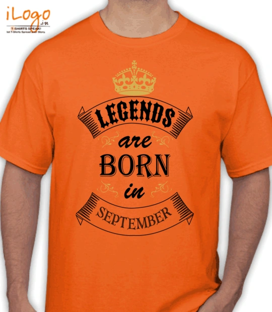 LEGENDS BORN IN legend-are-born-in-september T-Shirt