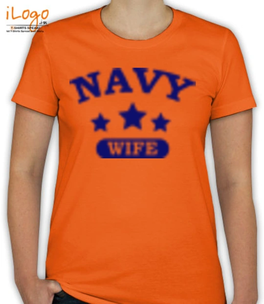 Navy Wife navy-wife-in-royal-blue. T-Shirt