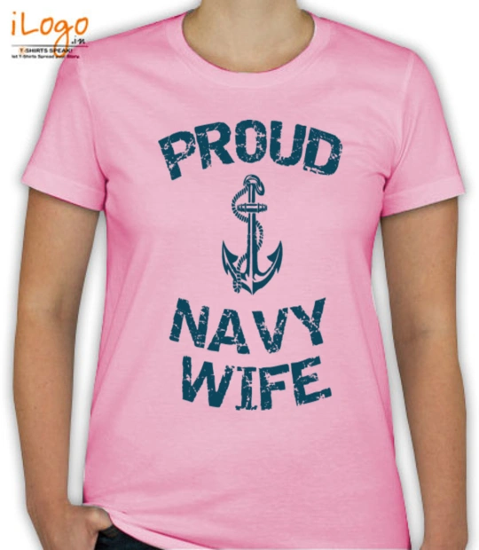 Navy Wife anchor-with-navy-wife T-Shirt