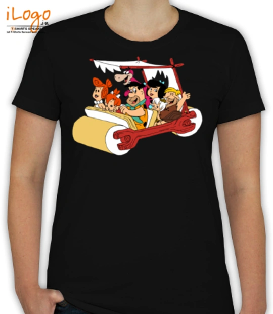 Tee Flintstones-car T-Shirt