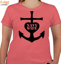 Navy Wife anchor-navy-wife T-Shirt