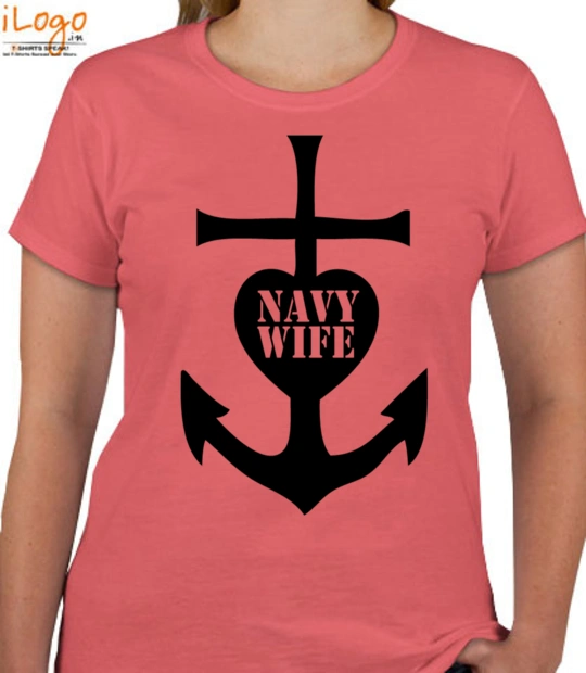 Navy Wife anchor-navy-wife T-Shirt