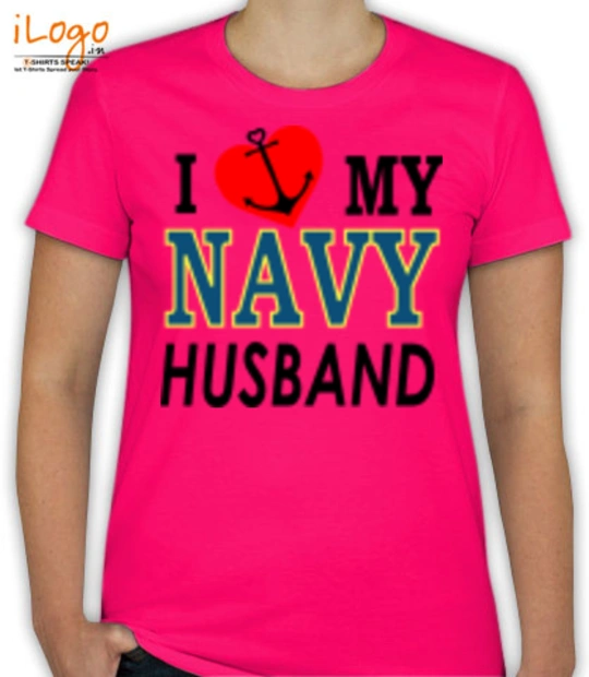 Navy Wife i-love-my-navy-husband T-Shirt