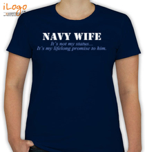 Navy Wife navy-wife-its-not-my-status T-Shirt