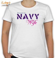Navy Wife proud-B-navy-wife T-Shirt