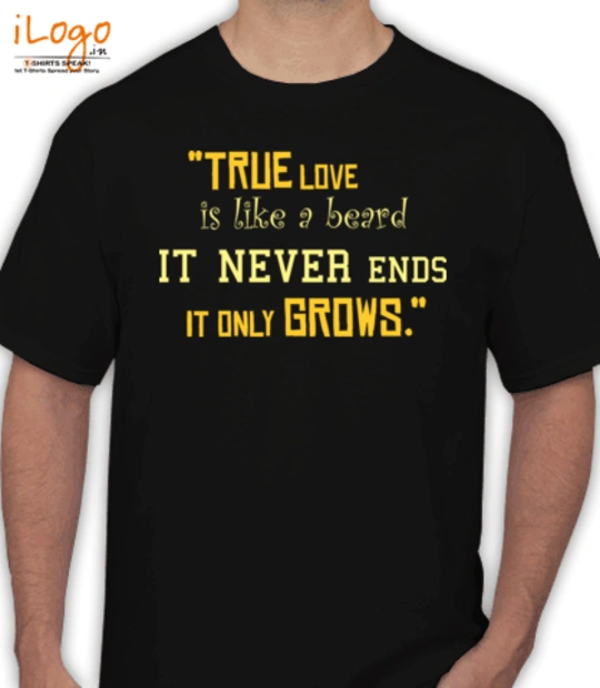 Mens true-love-like-a-beard T-Shirt