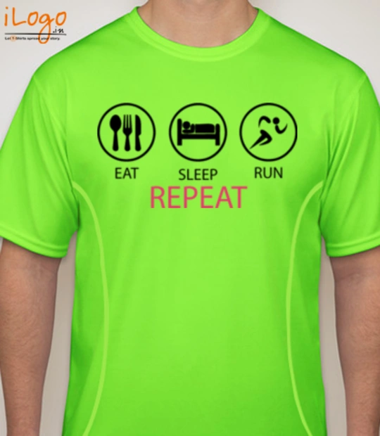  eat-sleep-run-repeat T-Shirt