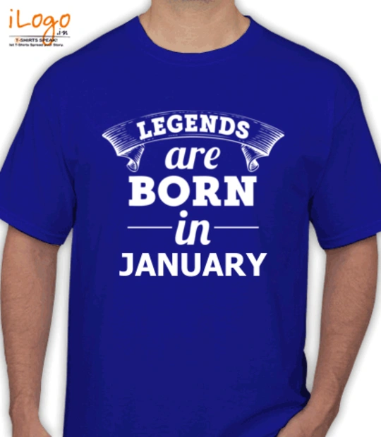  LEGENDS-BORN-IN-January T-Shirt