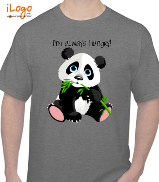 panda-hungry - T-Shirt