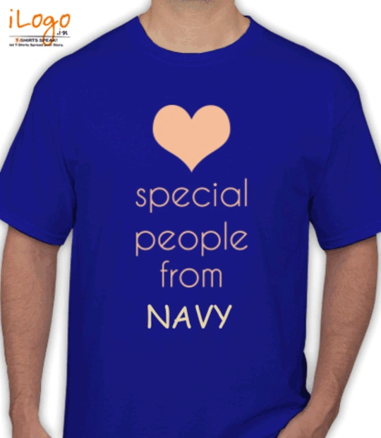 Special people are born in special-people-are-from-navy T-Shirt