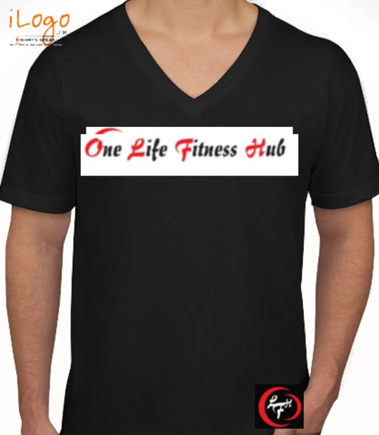 Onelife - Custom mens v-neck t-shirt