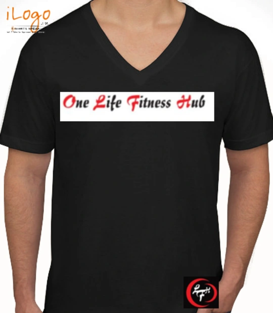 Onelife - Custom mens v-neck t-shirt