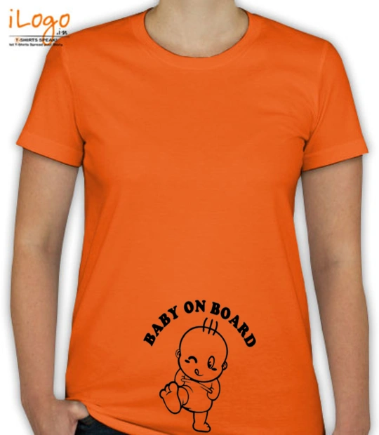 Baby dressed by daddy baby-on-board. T-Shirt