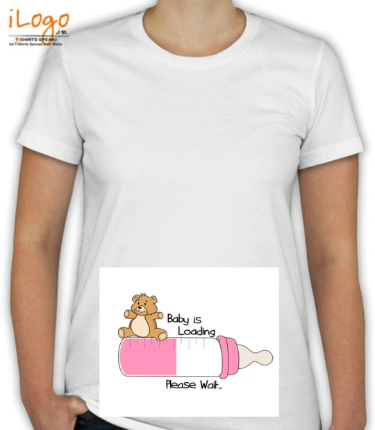 Baby dressed by daddy Baby-loading. T-Shirt