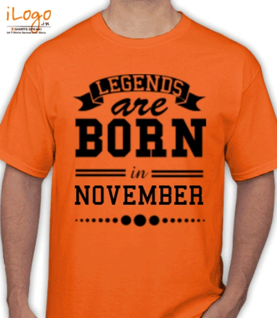 LEGENDS BORN IN november LEGENDS-BORN-IN-november.. T-Shirt