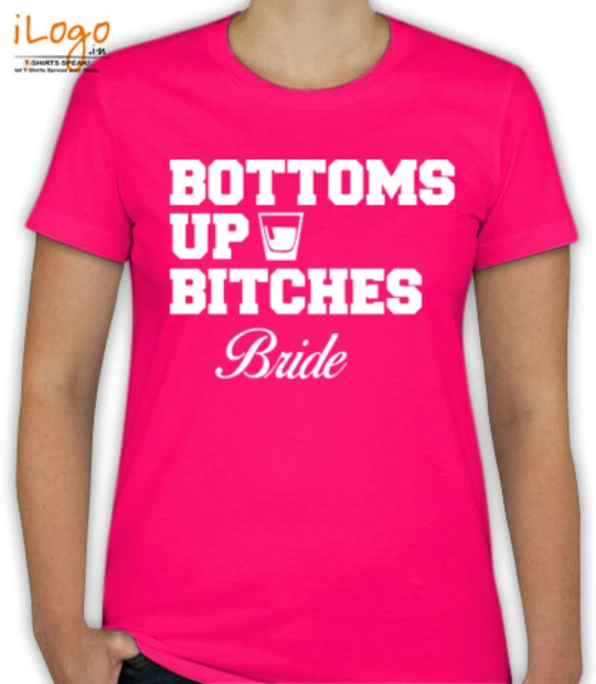 Bachelor Party Bottom-Bride T-Shirt