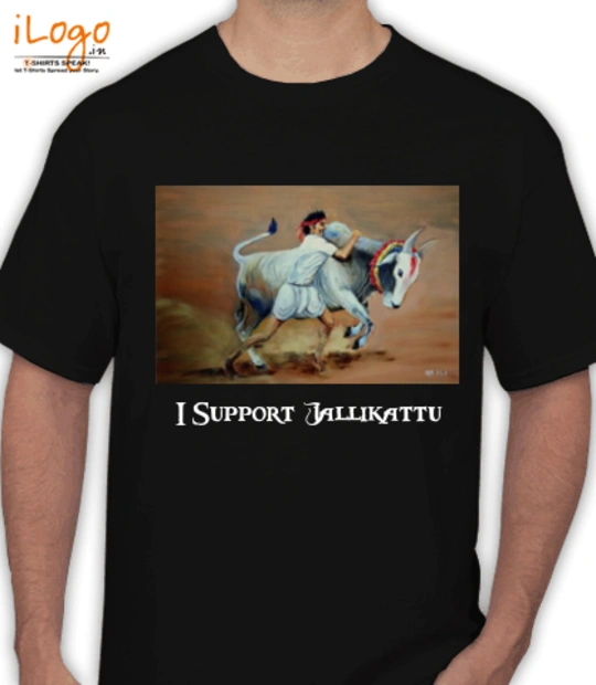 T shirts jallikattu- T-Shirt