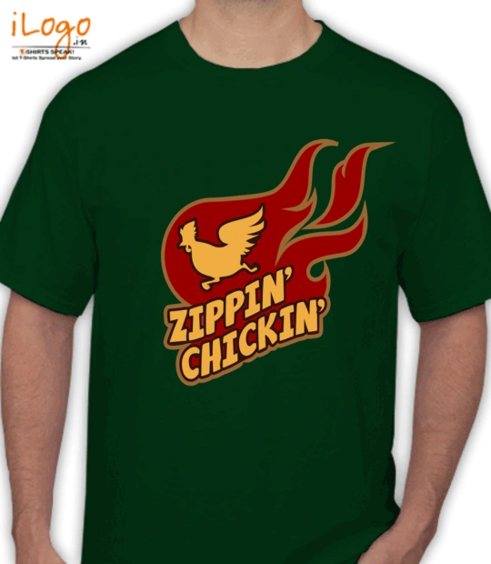 Restaurant zippin-Chicken T-Shirt