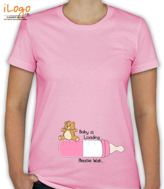 Pregnent lady Baby-loading-t-shirts T-Shirt