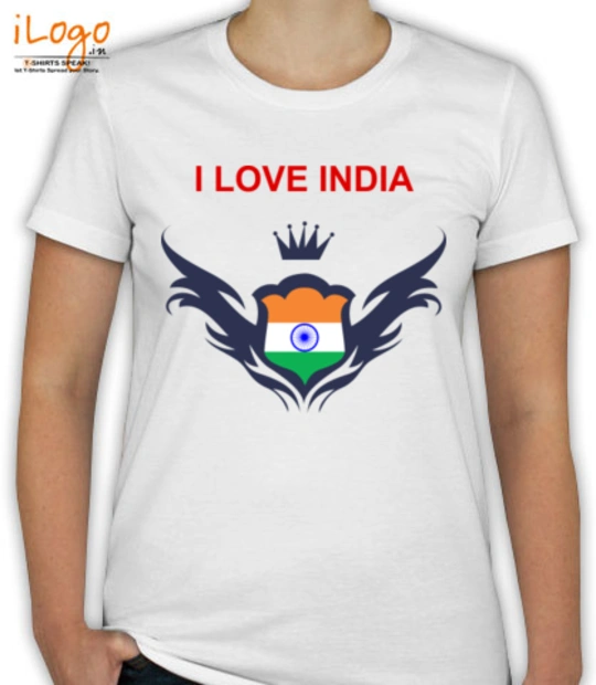 Republic Day I-Love-India-Tee T-Shirt