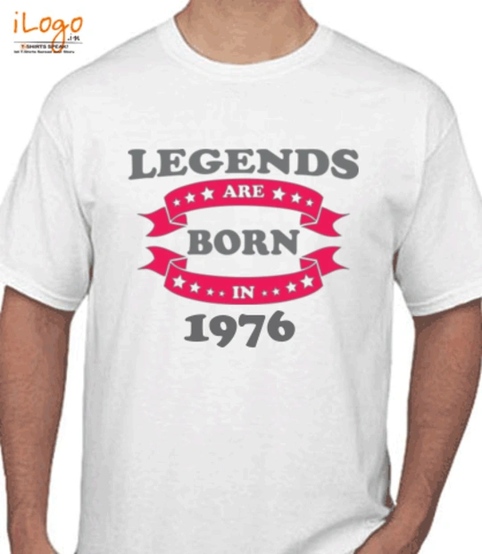 Legends are Born in 1976 T-Shirts