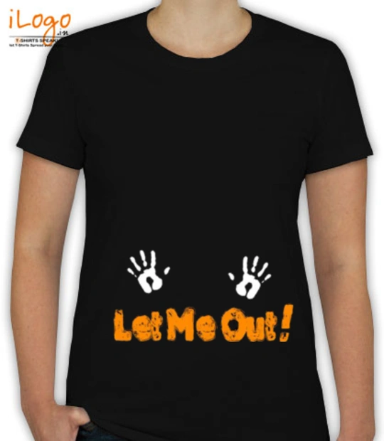 Baby shower Let-me-come-out T-Shirt