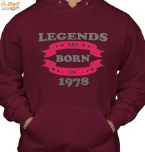 Legends are Born in 1978 Legends-are-born-IN-%C T-Shirt