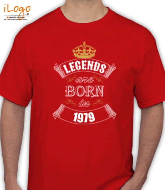 Legends are Born in 1979 T-Shirts