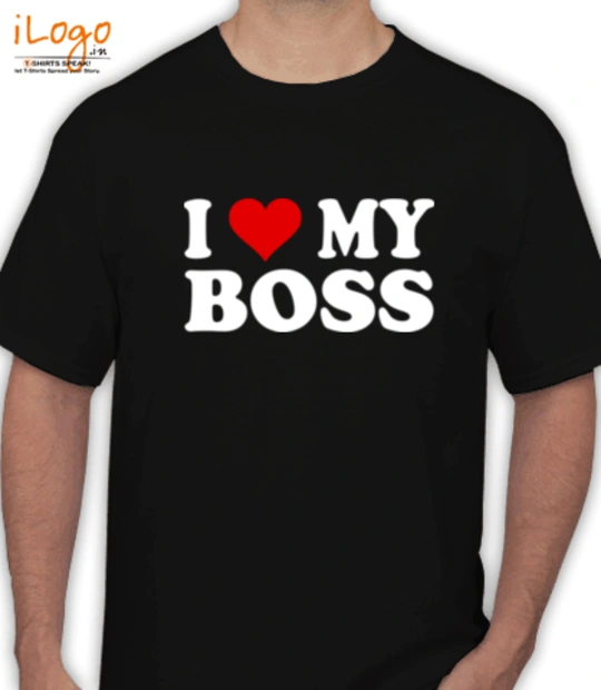 T shirts I-LOVE-MY-BOSS T-Shirt