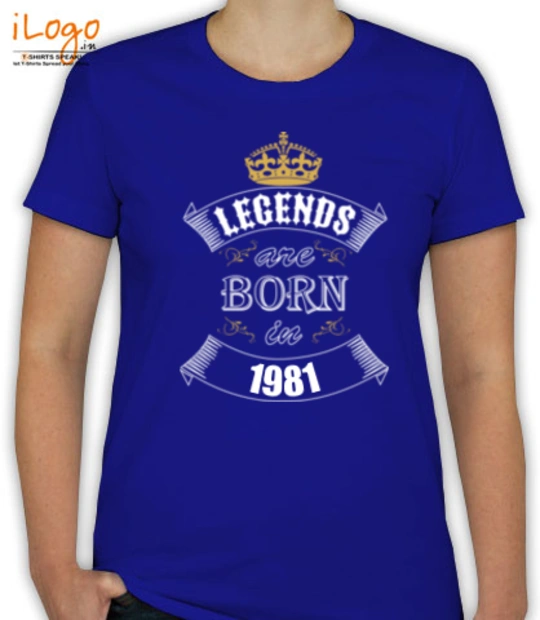 Legends are Born in 1981 T-Shirts